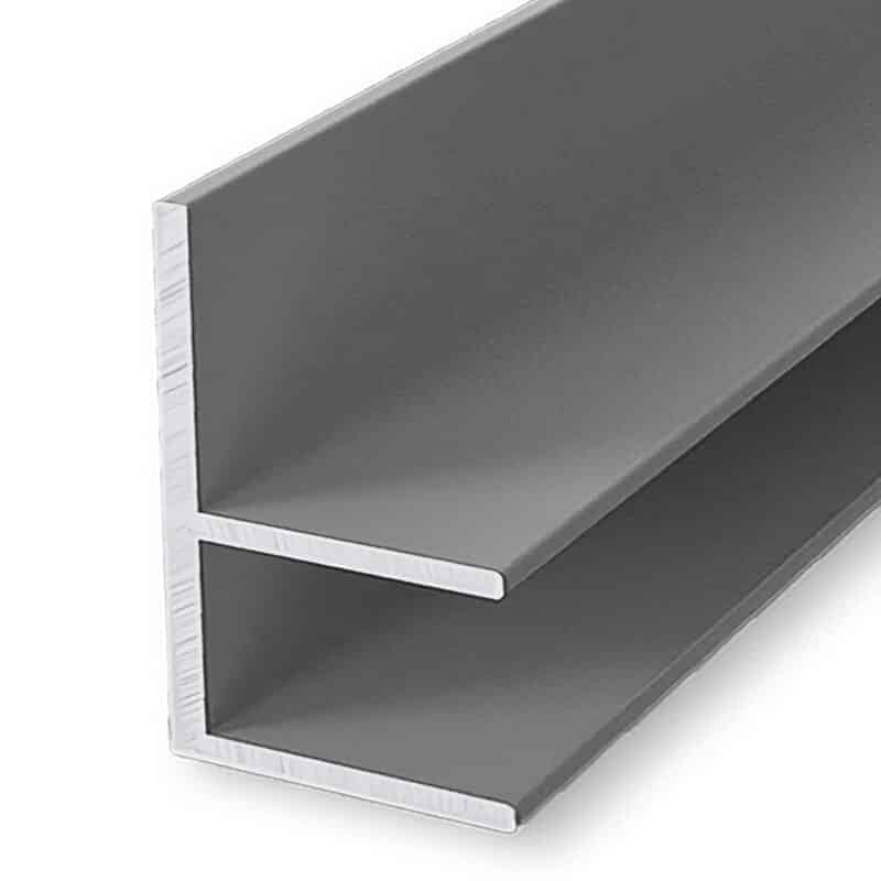 Länge 10,99€/m Aluminium H 1000 mm Profile Pressblank für 6 mm Platten 