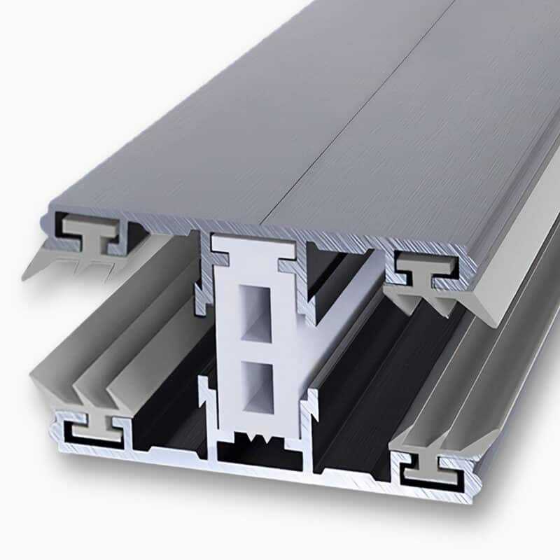 Länge Aluminium U 4,99€/m 1000 mm Profile Pressblank für 4 mm Platten 