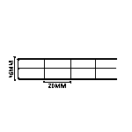 Detailansicht: Anthrazitfarbene 16 mm Doppelstegplatte mit 3-fach Struktur aus Polycarbonat. Hagelfest und robust, ideal zur