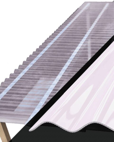 Terrassenüberdachung Mit Acryl Wellplatten 3 Mm Sunstop Opal Wp 76:18 Stegplattenversand Gmbh!