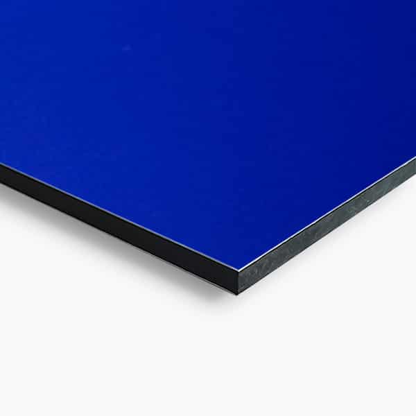 Dibond® Aluverbundplatte Blau RAL5002 Colour-Series 3mm einseitig matt/glänzend 