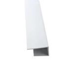 U-Profil fuer PVC Paneele weiss