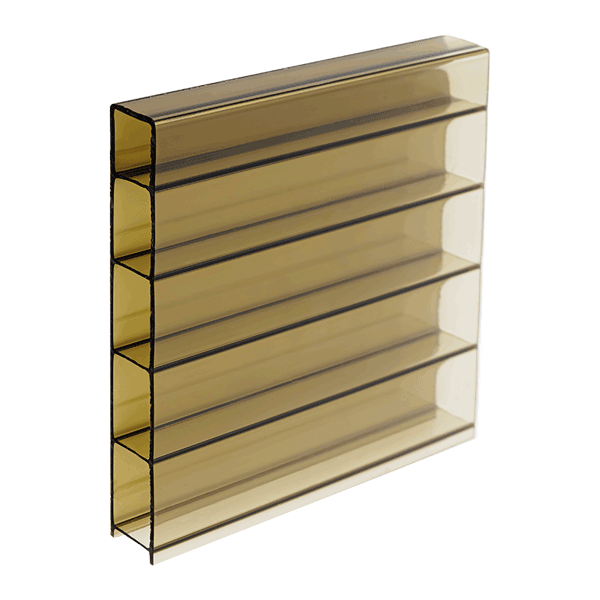 Doppelstegplatten-16-Mm-16-32-Braun-Bronze-Acrylglas-Highlux®-Plexiglas®-Rohmasse-Stegplattenversand-600-X-600