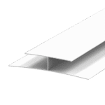 H-Profil fuer PVC Paneele weiss