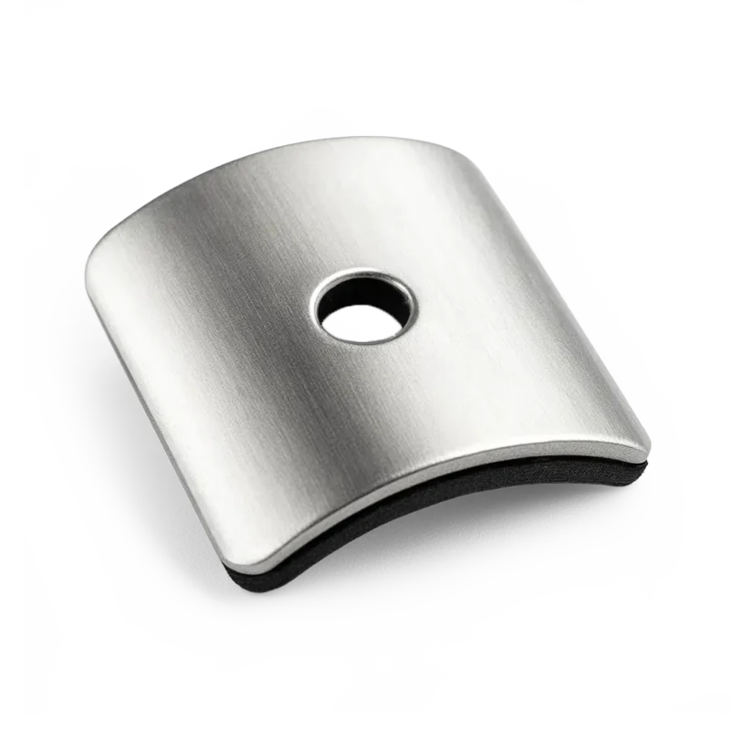 Kalotte aus Aluminium mit EPDM-Dichtung zur Befestigung von Wellplatten und Lichtplatten. Silberfarben.