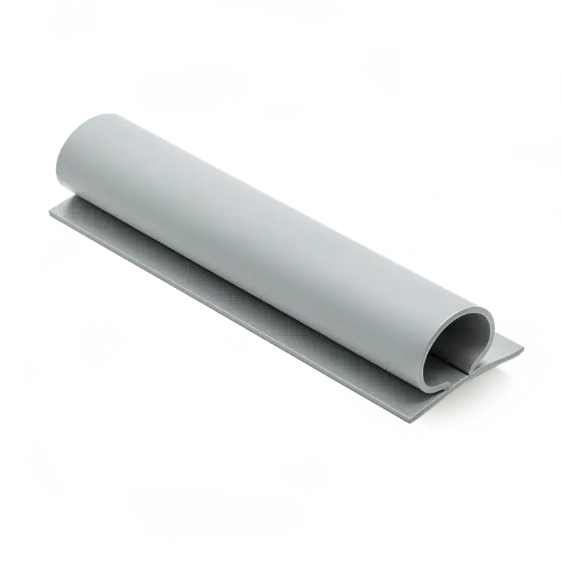 Graue EPDM Querpfettendichtung fuer Stegplatten – Abdichtung zwischen Platte und Pfette