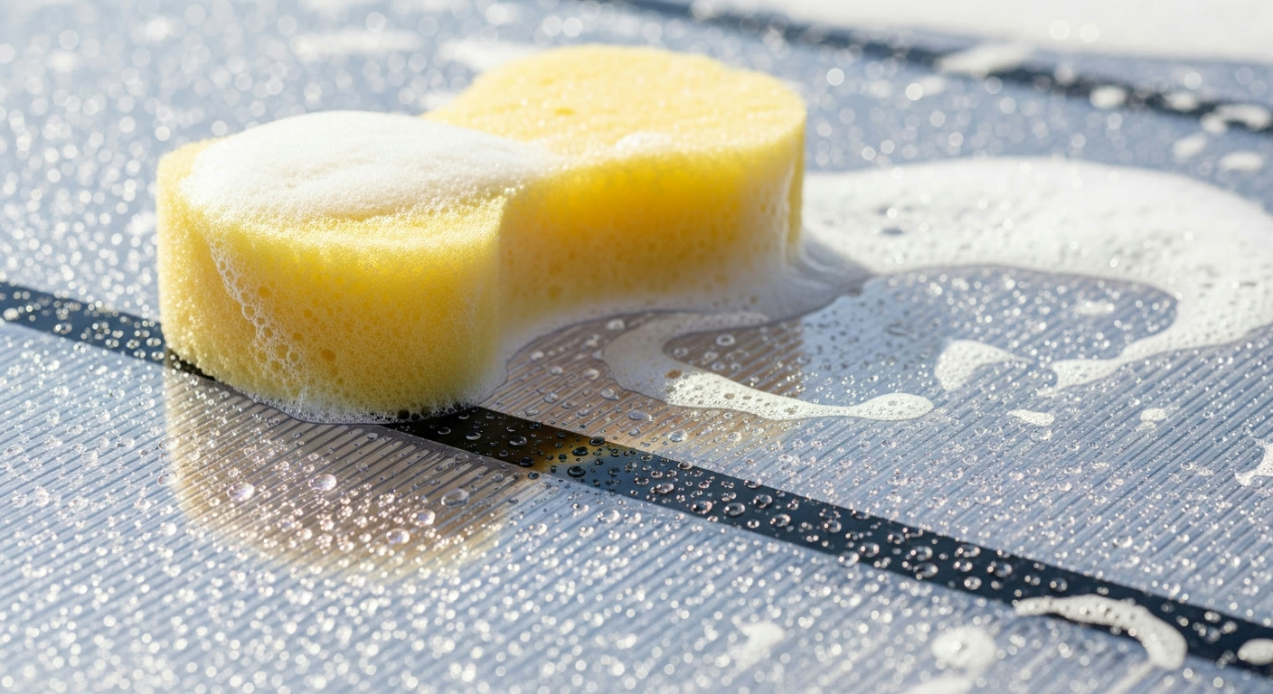 Magazin: Tipps, Anleitungen & MaterialGuides Stegplatten reinigen — ohne Kratzer, ohne Streifen