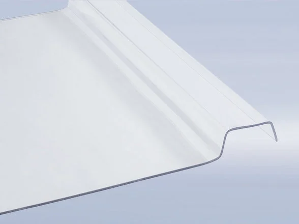 SUNNYLUX EZGlaze PolycarbonatLichtplatte Profil SUNNYLUX EZGlaze PolycarbonatLichtplatte glasklar im Profil