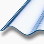 Acryl-Wellplatte farblos klar, glatte Struktur Sinus 76/18